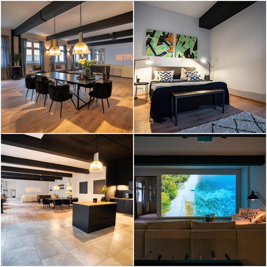 Design Loft - 200Qm2 - Heimkino - Bestlage - Parkplatz Висбаден Екстериор снимка